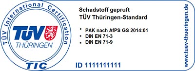 Сертификационный знак TÜV Thüringen